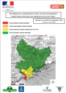 Vigilance Feux de forêt  vendredi 16 septembre : Fermeture des massifs de l’Esterel et du Tanneron